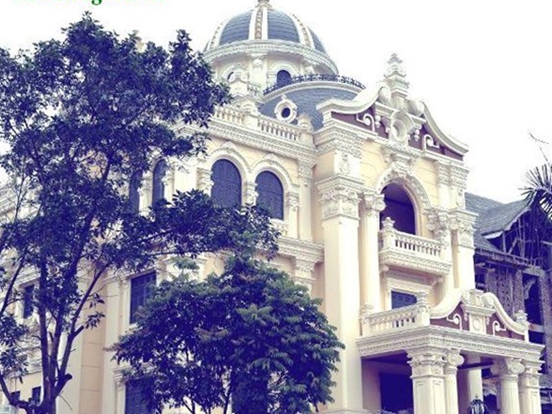 Lâu đài ở Ninh Binh với mái vòm độc đáo