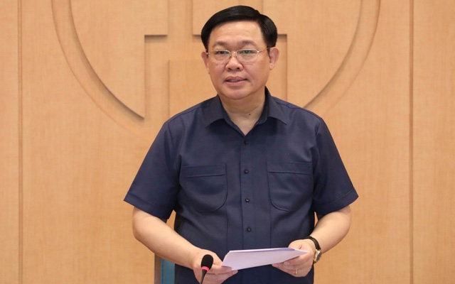 Bí thư Thành ủy Hà Nội Vương Đình Huệ