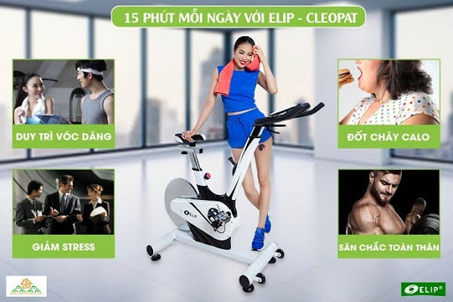 Xe đạp tập Elip Cleopat - Sở hữu vóc dáng hoàn hảo