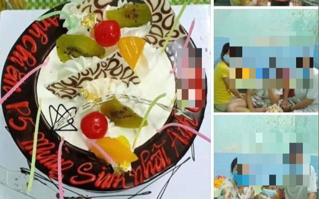 Bệnh nhân 904 cùng chồng và các con tổ chức sinh nhật trong khu cách ly, sau đó đăng ảnh lên mạng xã hội