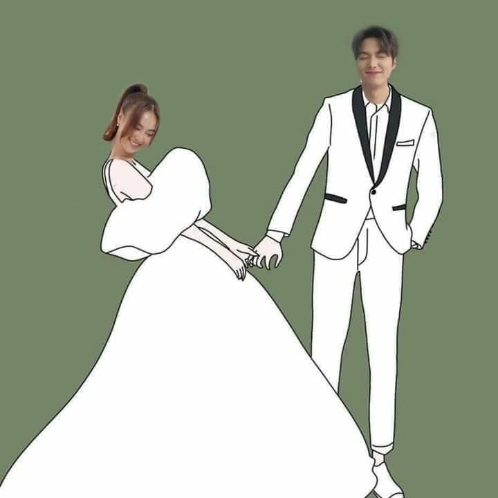 Nếu vừa qua, Lan Ngọc gây sốc khi tuyên bố Lee Min Ho là chồng và khoe Lisa - thành viên nhóm Black Pink là con của vợ chồng cô. Thì mới đây, nàng “ngọc nữ” lại khiến CĐM được phen sửng sốt hơn khi bất ngờ công khai hình ảnh diện áo cưới bên “chồng”, thậm chí cô còn tiết lộ mình có cơ hội diện áo cưới cùng chú rể là do ăn chè đậu đỏ trong ngày Thất tịch (7-7 âm lịch). Đây không phải lần đầu, Lan Ngọc thể hiện công khai tình cảm với idol.