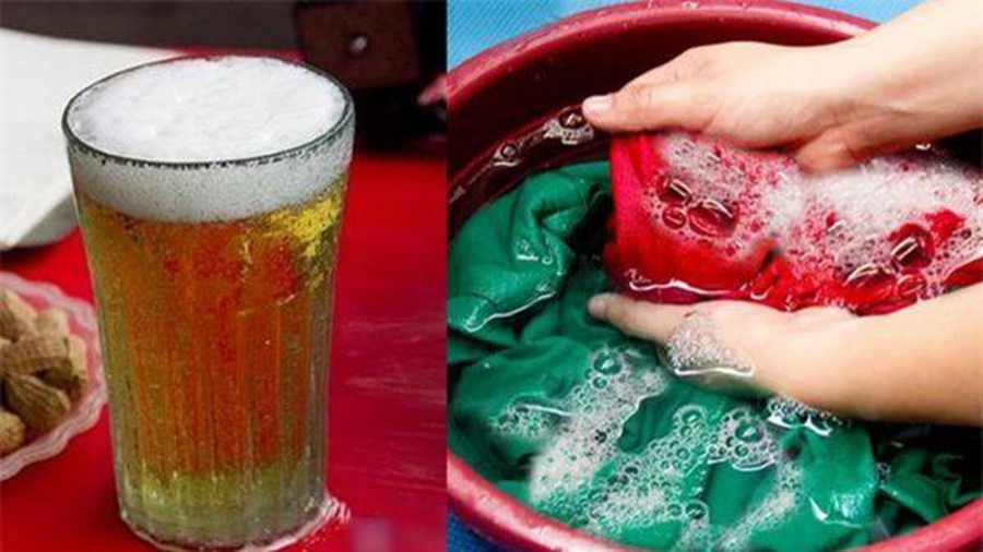 Bia giúp quần áo tươi màu lâu hơn