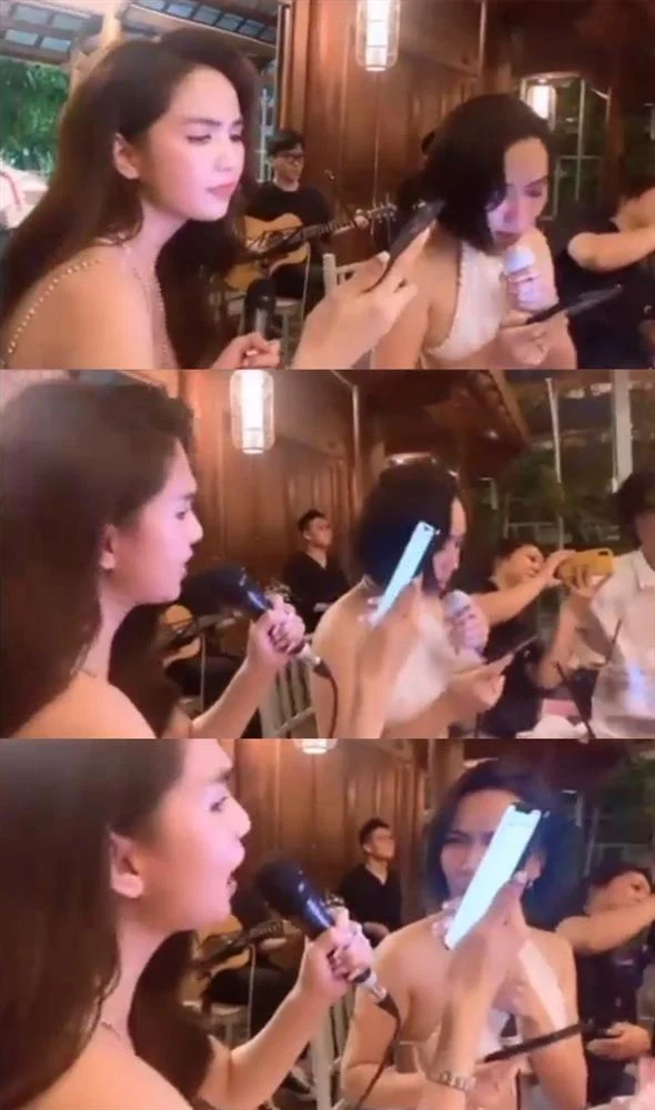 Mới đây, trong bữa tiệc ăn mừng Instagram đạt 5 triệu follow, Ngọc Trinh đã có màn khoe giọng hát một cách so deep. Tuy nhiên trong khi song ca ngẫu hứng cùng Diệu Nhi bài hit của Mỹ Tâm,