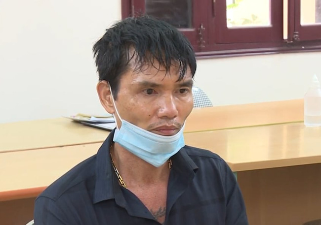 Đặng Trung Kiên tại cơ quan công an (Ảnh: Công an Bắc Ninh).
