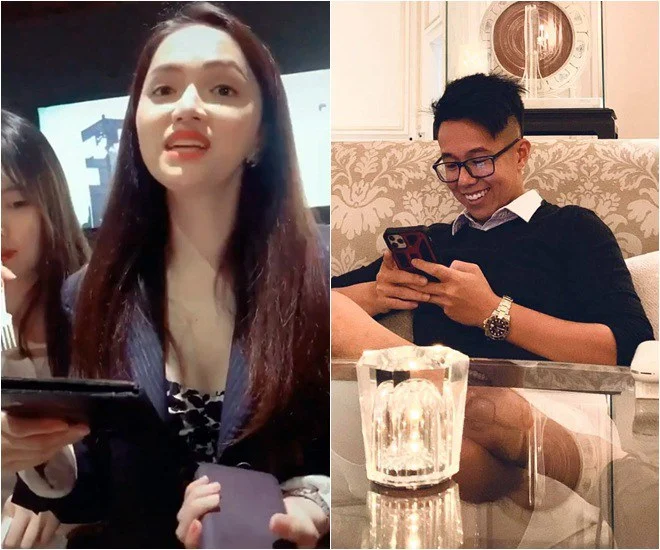 Mới đây, MXH lan truyền đoạn clip ghi lại cảnh Hương Giang đi ăn cùng fan, sẵn tiện công khai khen người yêu: