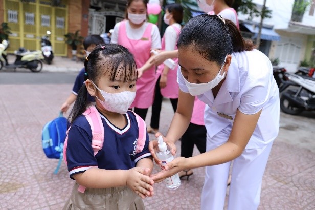 Các trường mầm non trên địa bàn TP. Đà Nẵng đón học sinh quay lại trường ngày đầu tiên vào hôm 21/09 vừa qua