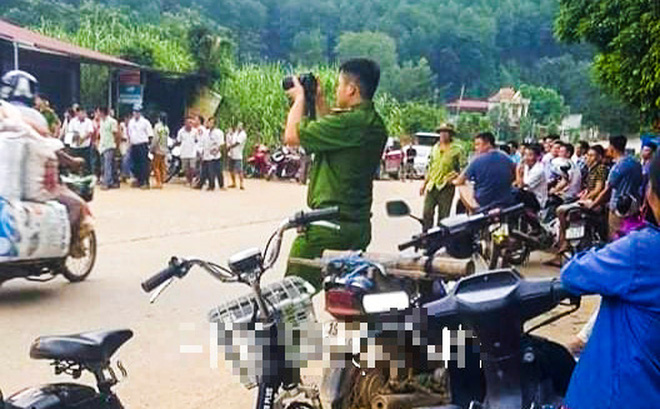 Hiện trường nơi xảy ra vụ việc