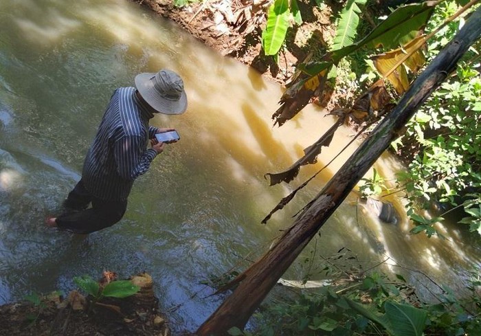 Khu vực nơi tìm thấy thi thể nạn nhân Mừng