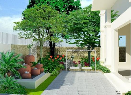 Cây cối trongn hà nở hoa