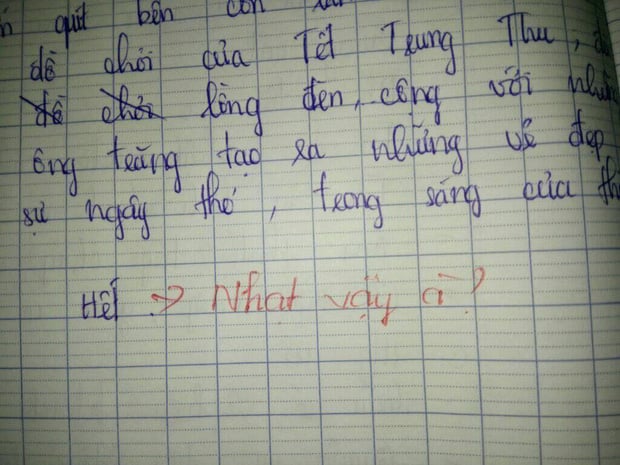 Học sinh làm văn quá nhạt, còn giáo viên thì quá mặn