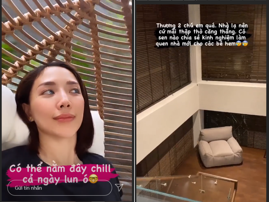 Tóc Tiên vừa thu hút mọi sự chú ý khi lần đầu hé lộ căn biệt thự mà vợ chồng cô đang cùng sống. Theo nữ ca sĩ tiết lộ căn biệt thự hiện tại có 3 tầng và có hẳn góc riêng để