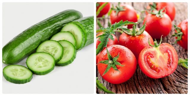 Dưa chuột vô cùng kỵ với cà chua không nên ăn cùng lúc kẻo giảm dinh dưỡng