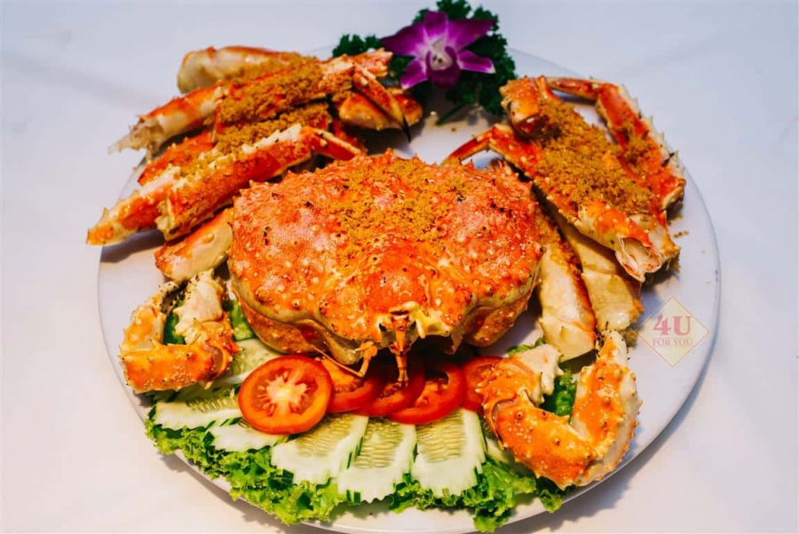 Cua hoàng đế nướng phomai ngon