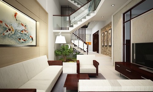 Nhà có trồng cây xanh sinh khí tốt