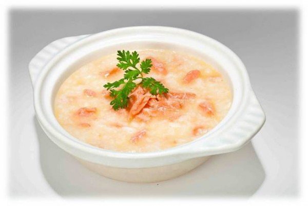 Cháo cá hồi súp lơ khoai tây ngon bổ dưỡng