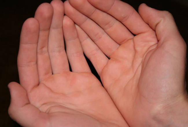 Bàn tay tích thủy mang lại nhiều may mắn