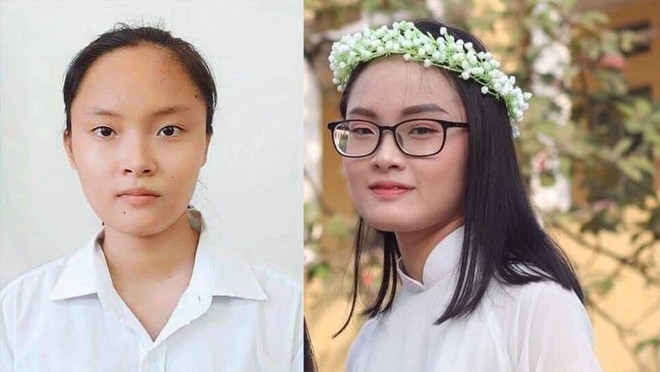 Hình ảnh nữ sinh Trần Thúy Hiền.