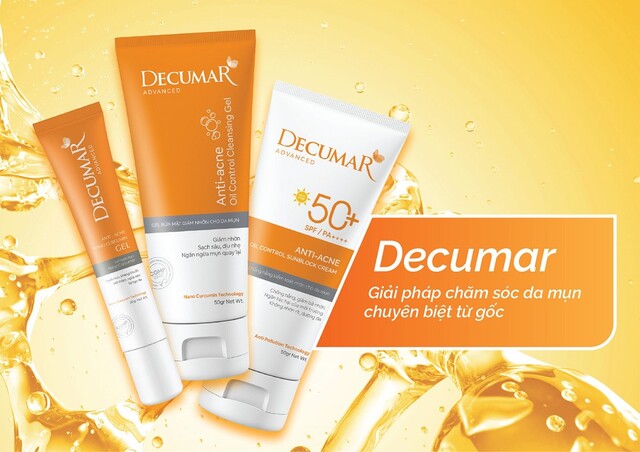 Từ nay, teen đã có bộ sản phẩm chăm sóc da mụn chuyên biệt Decumar Advanced.