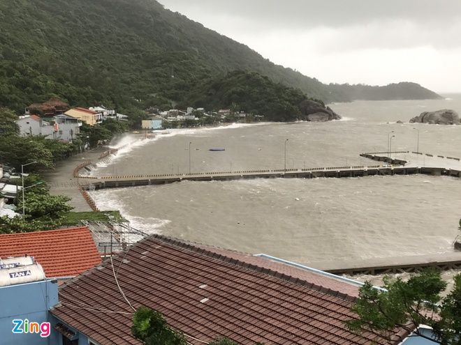 Các tỉnh Quảng Ngãi đến Phú Yên là nơi chịu ảnh hưởng lớn của cơn bão số 9 (Ảnh: Zing)