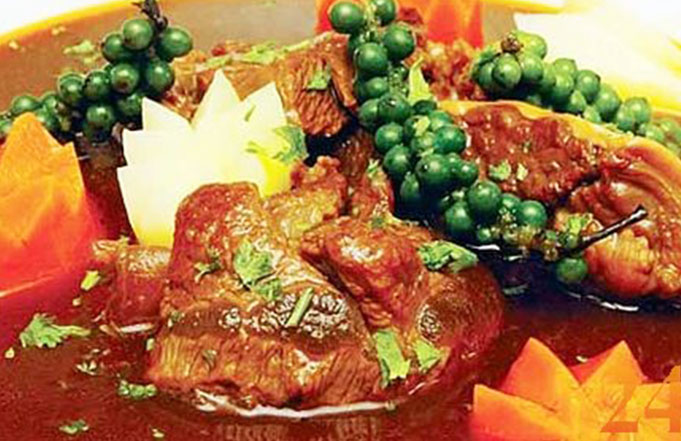 Sườn non kho tiêu tại nhà