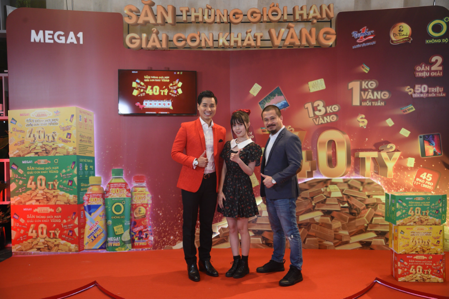 Ông Đinh Phương Vũ - Giám Đốc điều hành của Mega1 cũng có mặt tại buổi “Xổ vàng”