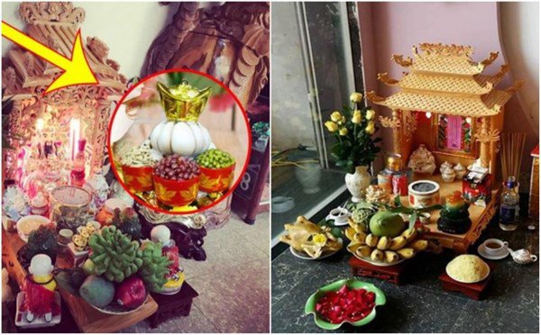 Đặt tỏi lên bàn thờ phát tài