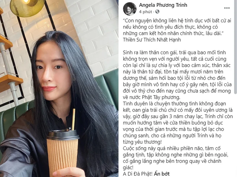 Angela Phương Trinh bất ngờ nói về chuyện yêu đương dù đang