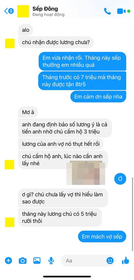 Dòng tin nhắn phũ phàng từ sếp khiến chàng trai