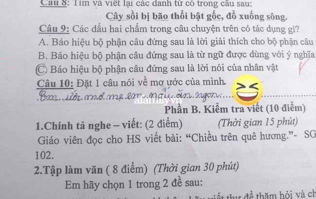 Câu trả lời ngây ngô của cậu học sinh khiến ai nấy cũng phải phì cười 