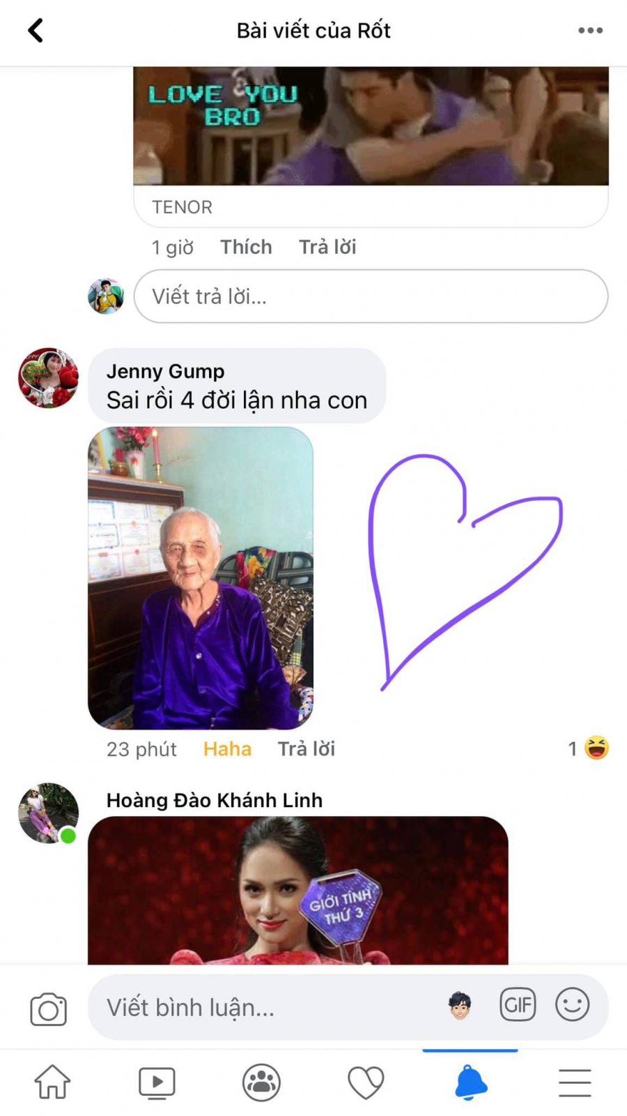 Thế nhưng, theo lời của mẹ, đây mới là