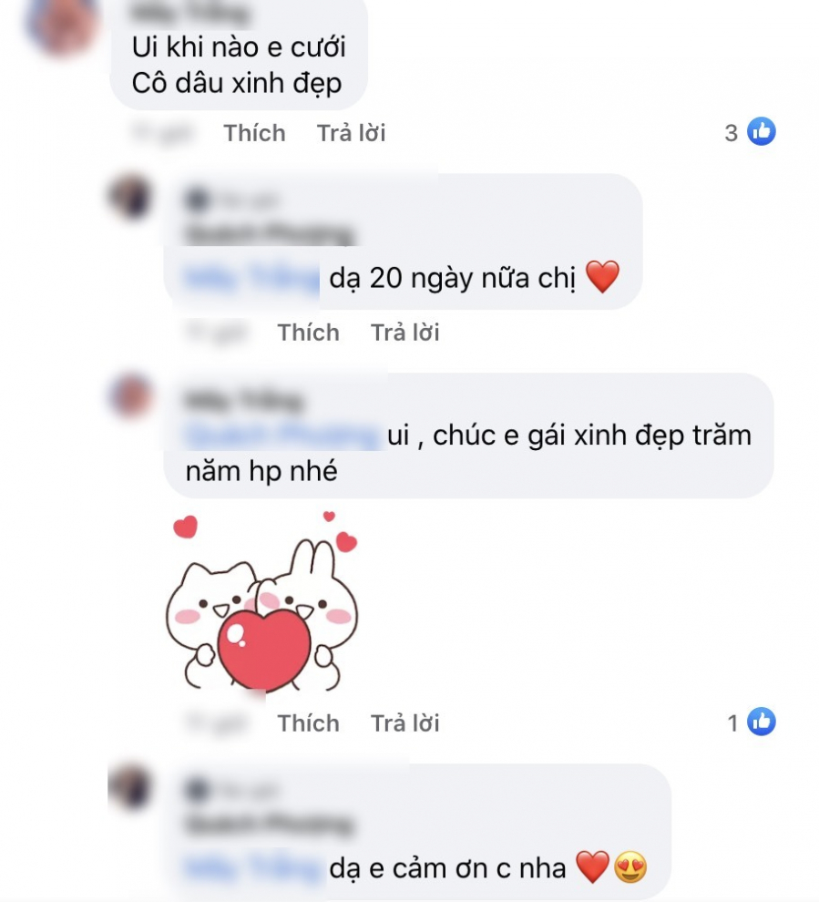Đa số cộng đồng mạng đều dành những lời chúc phúc tốt đẹp và hy vọng cô sẽ tìm được bến đỗ bình yên cho cuộc đời mình.