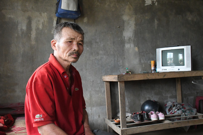 Ông Trương Quang Thái, cha cháu Duy bị tâm thần 6 năm qua ( Ảnh: NLĐ)