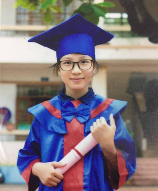 Chân dung nữ sinh Bùi Thị Ngọc Anh. Ảnh: GĐCC
