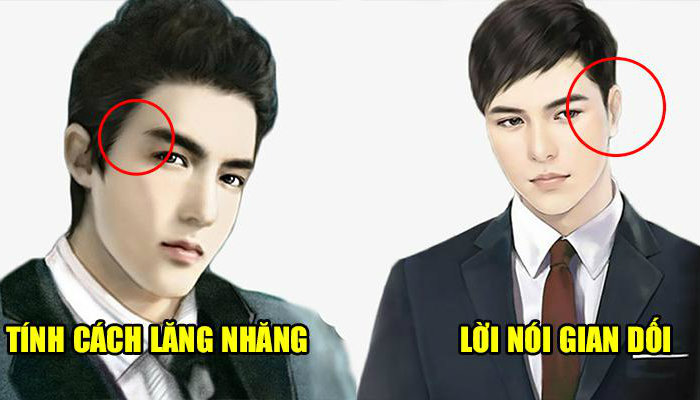 Tướng đàn ông không đáng tín cậy