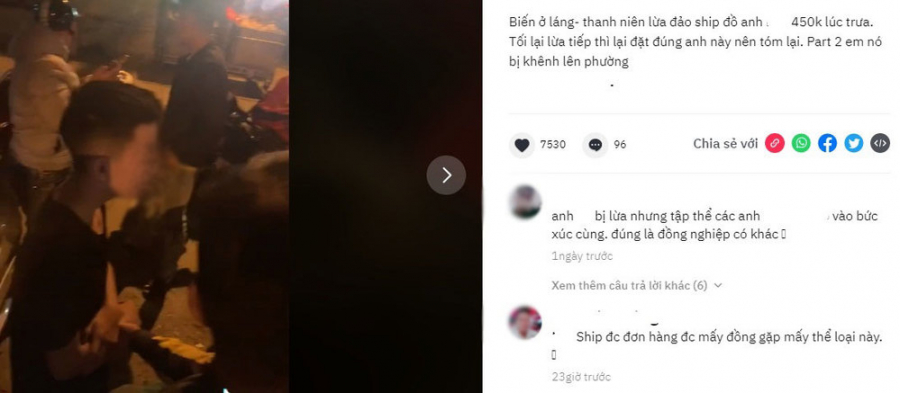Bài viết đăng tải lên mạng xã hội nhận được sự quan tâm của nhiều người. (Ảnh: Chụp màn hình)