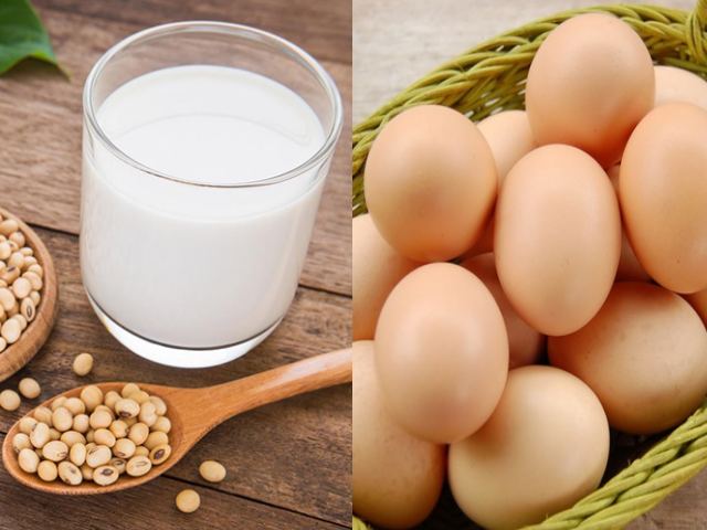 Trứng và đậu tốt cho bữa sáng giúp giảm cân