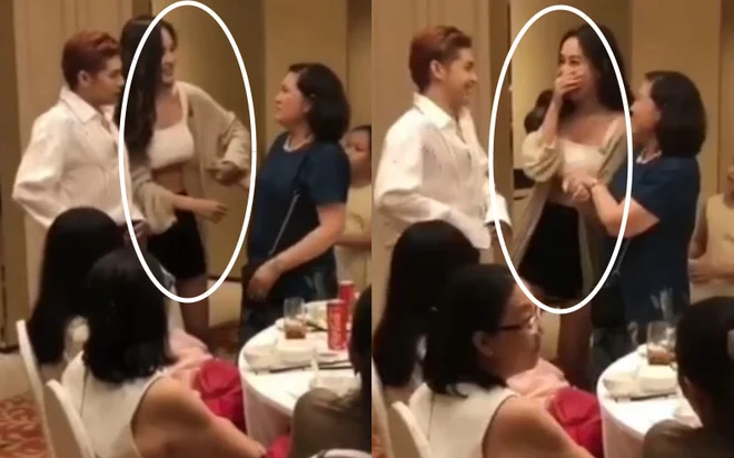 Cách đây 1 ngày, khoảnh khắc Mai Phương Thúy ra mắt mẹ Noo Phước Thịnh đã gây sốt MXH. Cả hai dành cho nhau những cử chỉ tình cảm giống như mẹ chồng - nàng dâu tương lai. Bên cạnh nhiều fan đẩy thuyền cho cặp đôi thì một số ý kiến lại chê bai nàng hậu chọn trang phục hở hang quá mức, nhất là khi gặp người lớn như vậy. Tuy nhiên cũng có người bênh vực nàng Hậu vì cô đang đi quay nên chỉ kịp ghé qua chúc mừng, có thể như thế nên Mai Phương Thúy không kịp thay đồ.