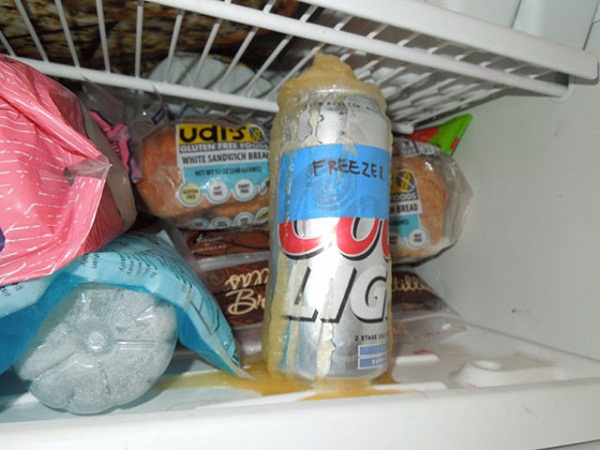 Không nên để đá khô trong ngăn đá tủ lạnh