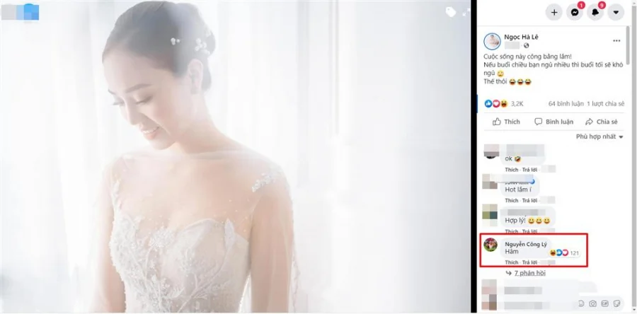 Mới đây vợ trẻ kém 15 tuổi của Công Lý đã có chia sẻ đời thường. Cô hài hước: