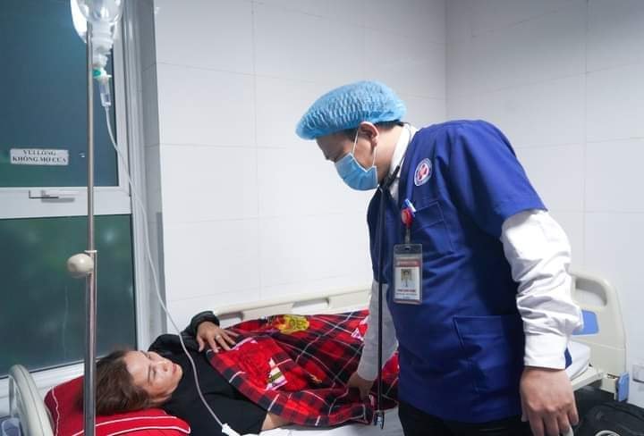 Hiện sức khỏe mẹ con chị Soa đã dần ổn định (Ảnh mạng xã hội)