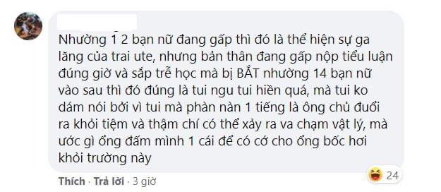 Nhiều bạn sinh viên nhân tiện vào