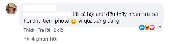 Cô bạn đồng tình với sự xuất hiện của Fanpage này