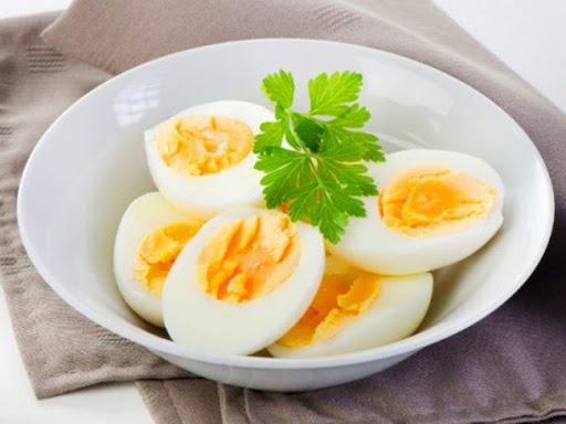 Trứng luộc không gây tăng cân cho bạn