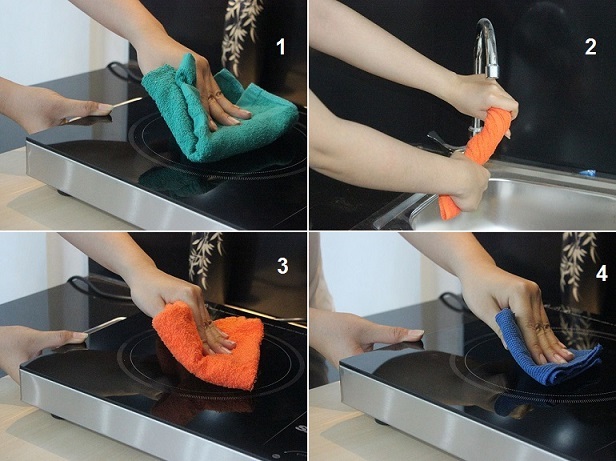 Nên thường xuyên lau dọn bếp từ sạch sẽ