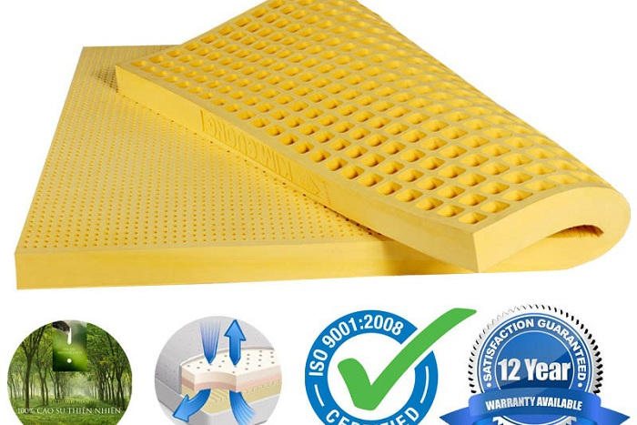 Nệm cao su giúp nâng cao chất lượng giấc ngủ tốt hơn