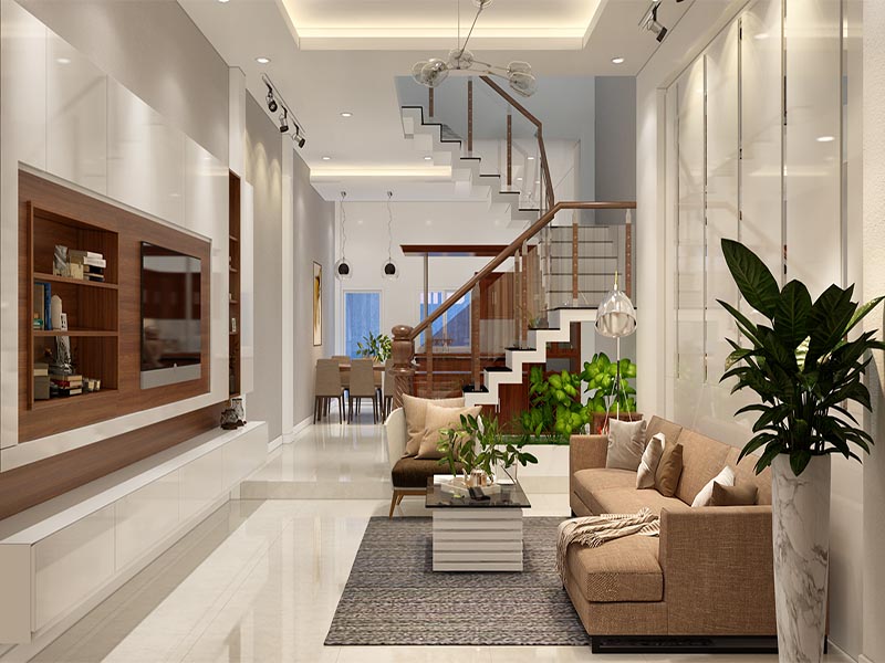 Nên thiết kế cầu thang lưu thông