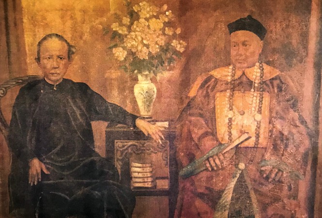 Ông Lý Tường Quang và vợ cả Nguyễn Thị Lâu (ảnh chụp từ tư liệu gia đình).
