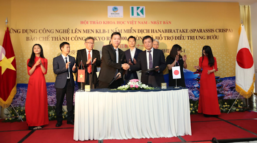 Hội thảo khoa học Việt - Nhật ứng dụng công nghệ lên men KLB-1 vào Tokyo res 1000 với hàm lượng cao Betaglucan.
