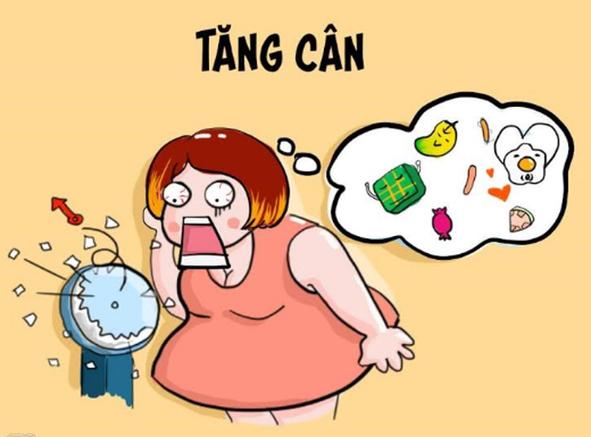 Thiếu ngủ dễ tăng cân