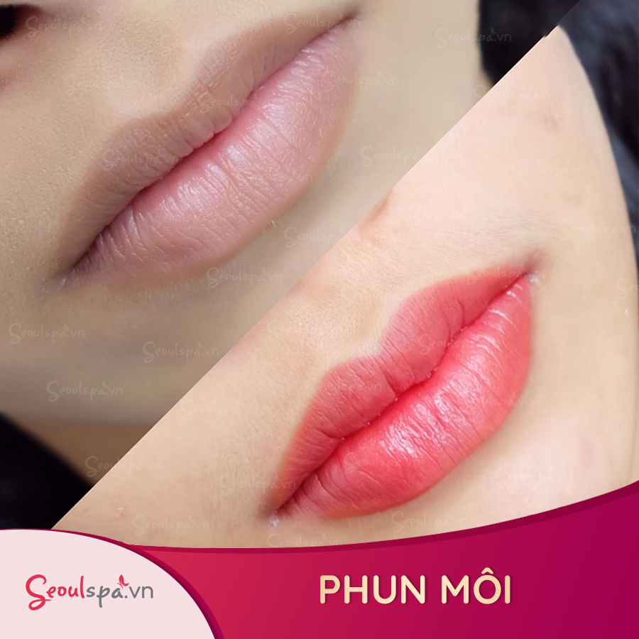 Phun môi lên màu cực đẹp tại Seoul Spa